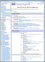 WSDL/XSD documentation generated with “WSDLDoc” templates